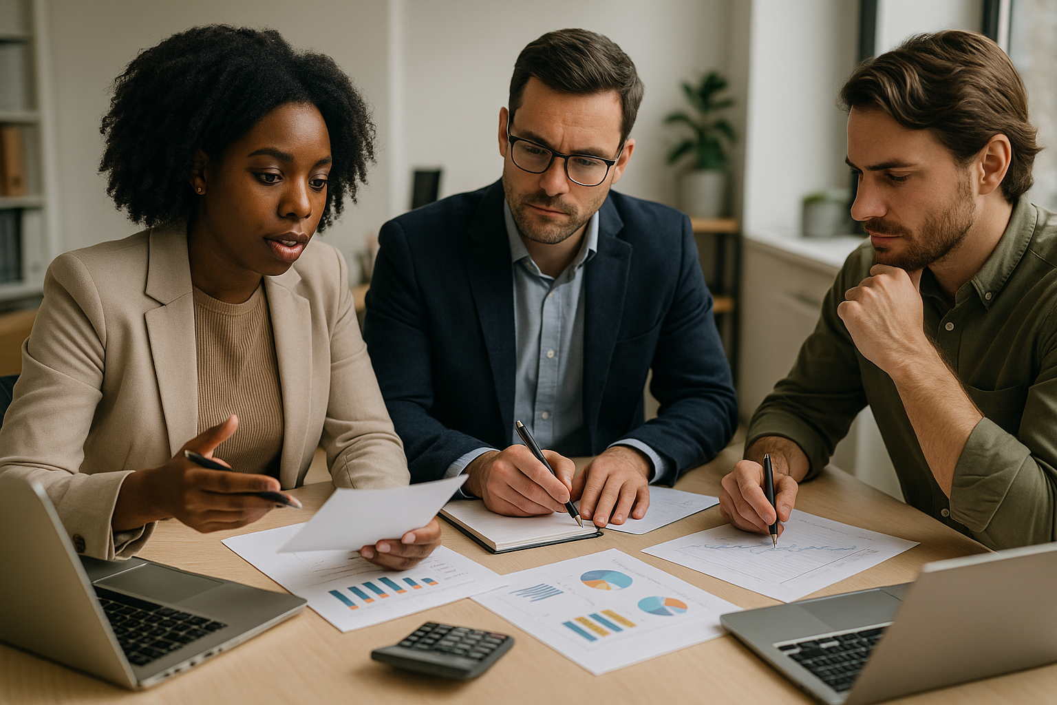 Experienced freelancer reviewing analytics and planning how to scale AI service income.