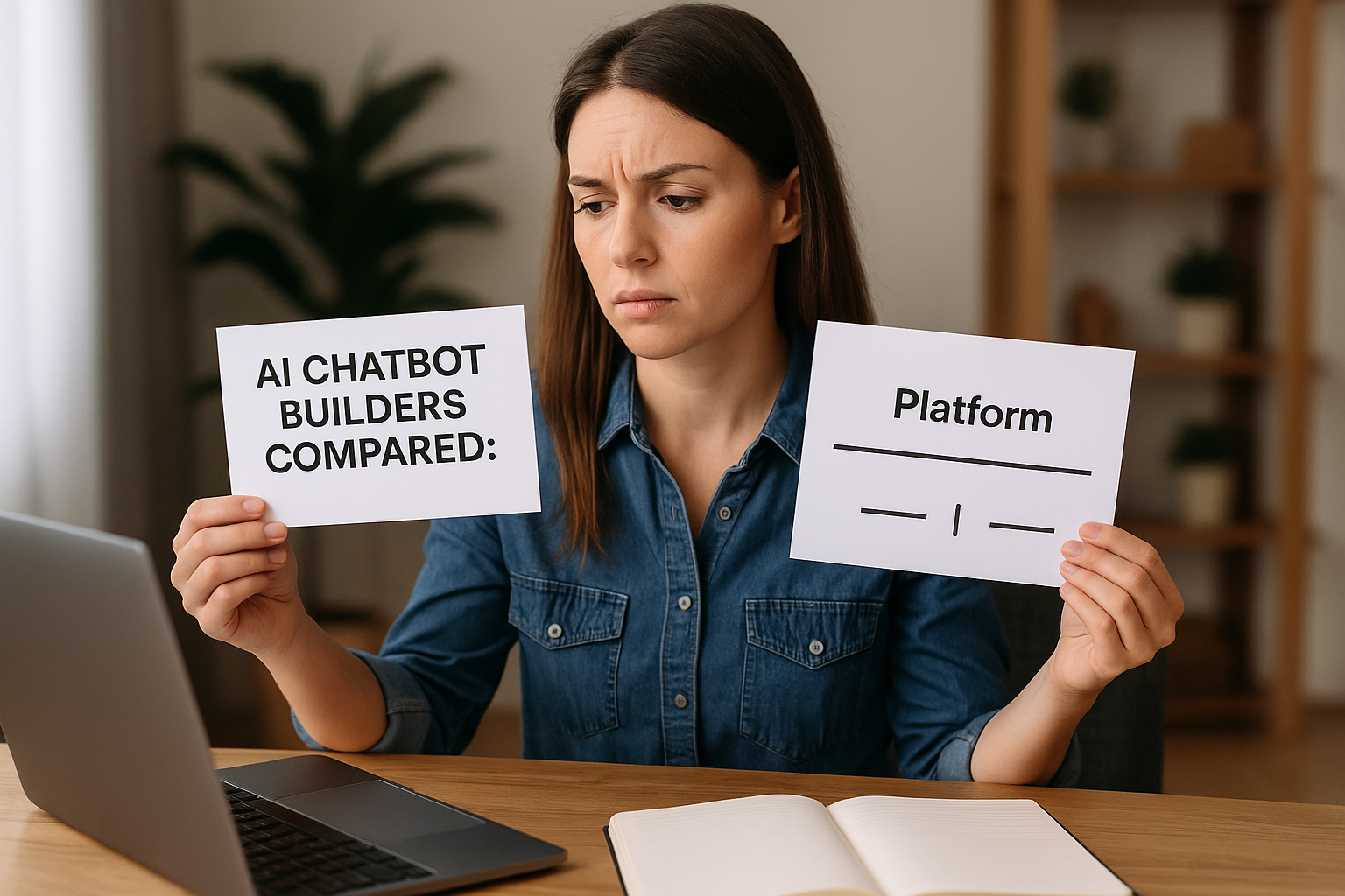 A distinctive real-world AI income strategies for beginners scene directly illustrating AI Chatbot Builders Compared: Which Platform is Best for Beginner Affiliate Marketers?.